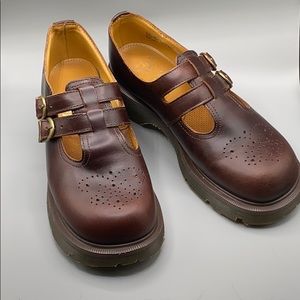 Vintage Dr. Martens double buckle leather Maryjane